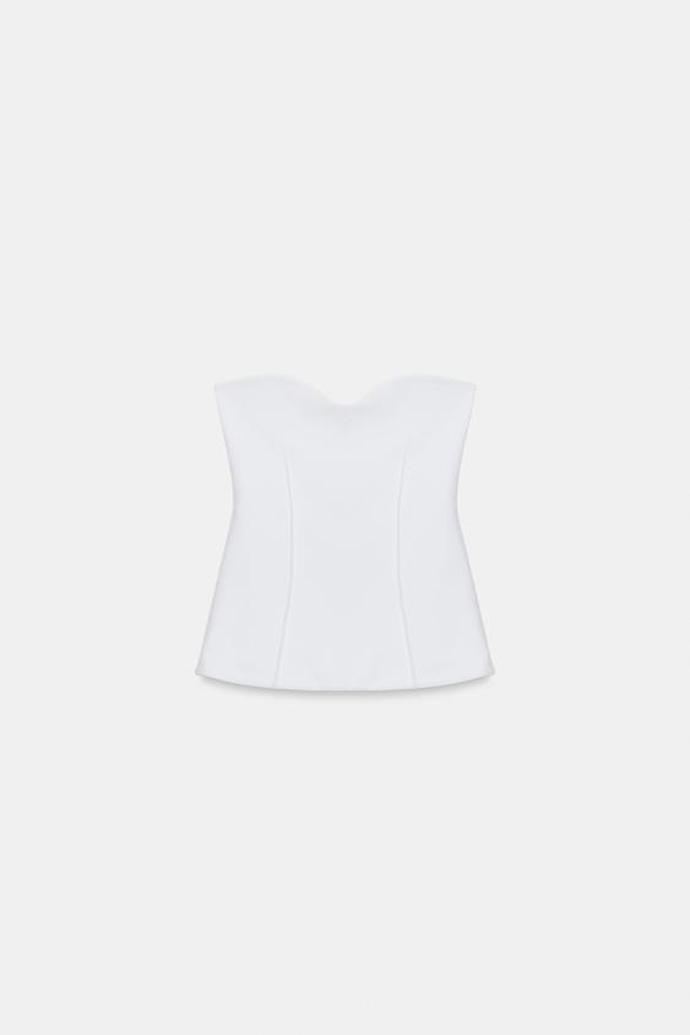 Top korzetového stylu se srdíčkovým výstřihem 399 Kč