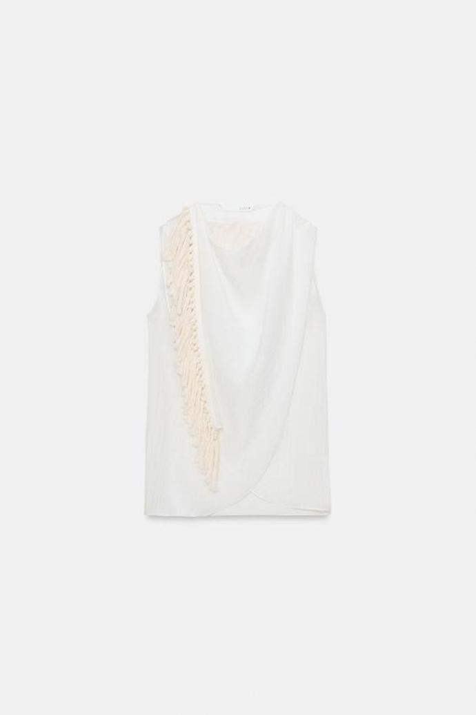 Top s třásněmi, Zara, 999 Kč