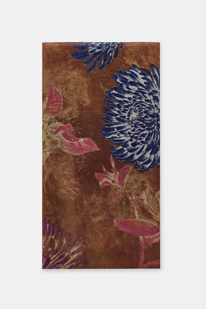 Šátek s potiskem květin, Zara, 549 Kč