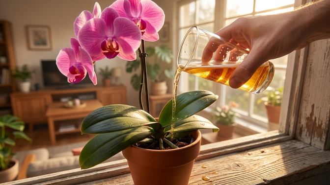 Chcete, aby orchideje znovu kvetly? Vyzkoušejte domácí hnojivo z piva