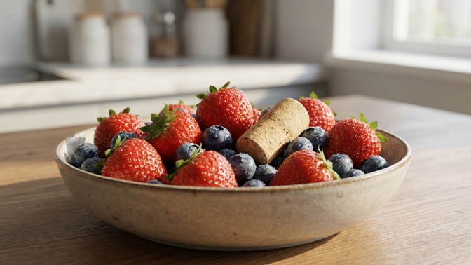 Jak na octomilky? Korková zátka udrží ovoce déle čerstvé