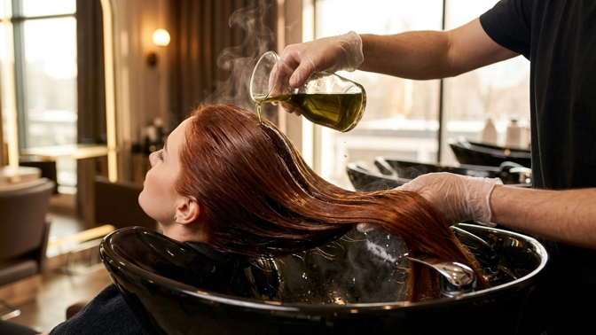 Kadeřnice mi na čerstvou barvu nalila silný zelený čaj: Tento krok ji ve vlasech doslova uzamkne a vrátí jim lesk