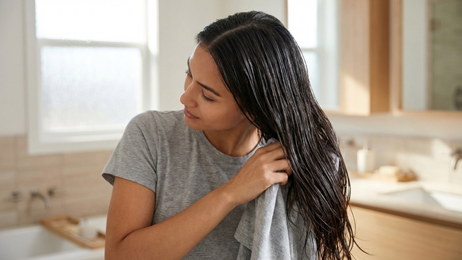 Plopping: Jak staré tričko zajistí vlasům lesk a zdravé konečky?