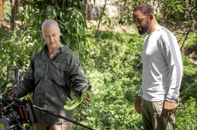 snímek ze sedmidílného dokumentu Od pólu k pólu s Willem Smithem