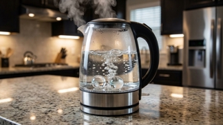 Dvě skleněné kuličky v rychlovarné konvici nejsou pro zábavu: Tato mechanická past zastaví usazeniny dřív, než se na dně vytvoří nevzhledná bílá krusta
