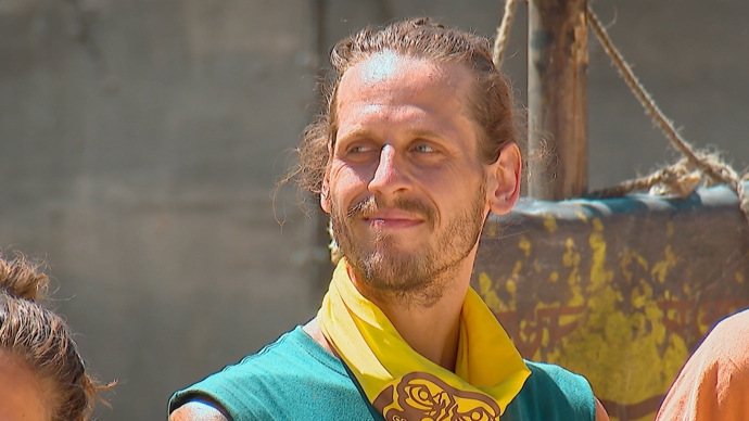 Jiří se postavil na začátku duelu o imunitu proti svému bývalému parťákovi Lukimu.