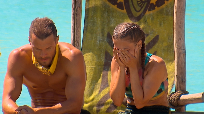 Johana Nováčková po prohře propukla v pláč. 