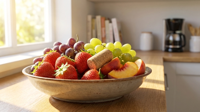 Jak na octomilky a hnilobu ovoce? Pomůže korková zátka od vína