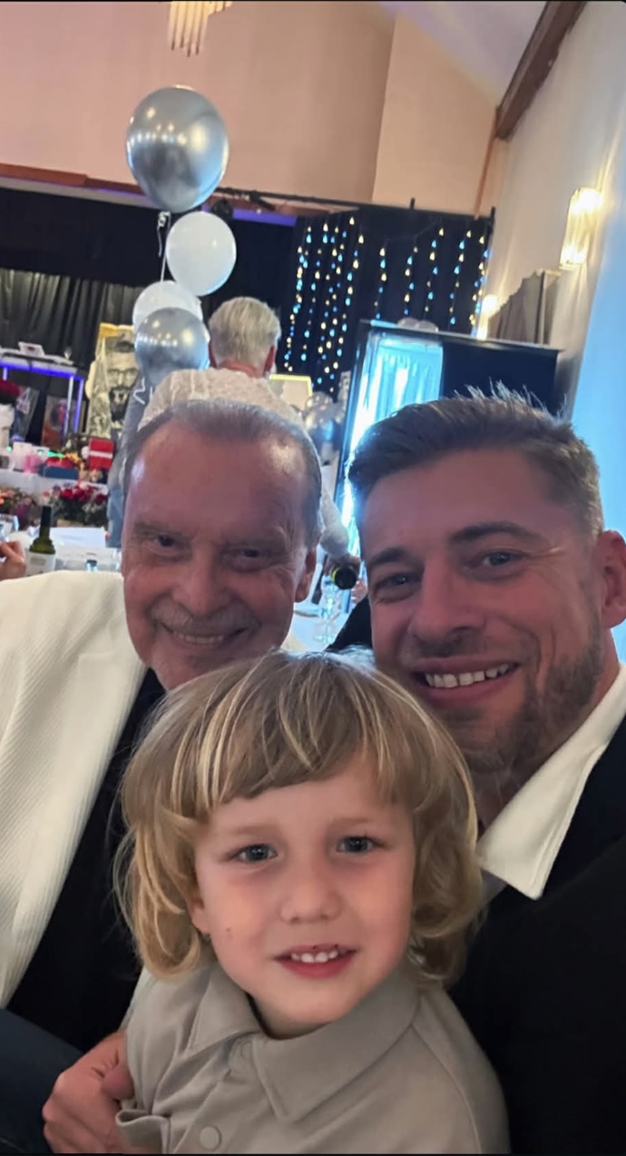 Režisér Petr Větrovský a Štefan Margina. 