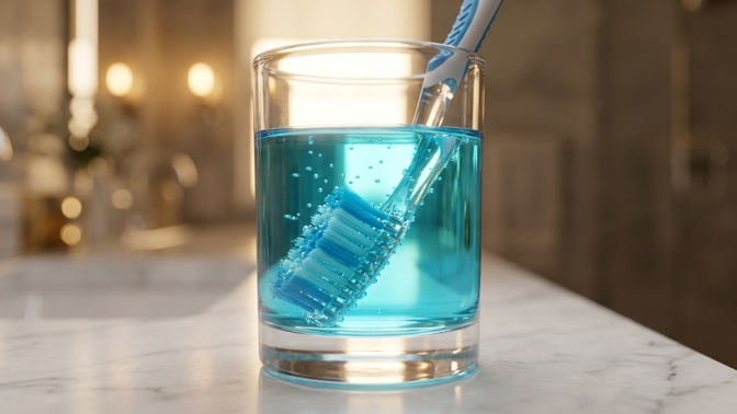 Jak vyčistit zubní kartáček? Domácí noční lázeň zničí bakterie i plísně