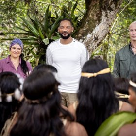 snímek ze sedmidílného dokumentu Od pólu k pólu s Willem Smithem