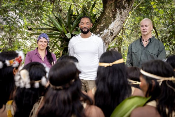 snímek ze sedmidílného dokumentu Od pólu k pólu s Willem Smithem