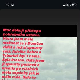 Maminka Míny se vyjádřila.