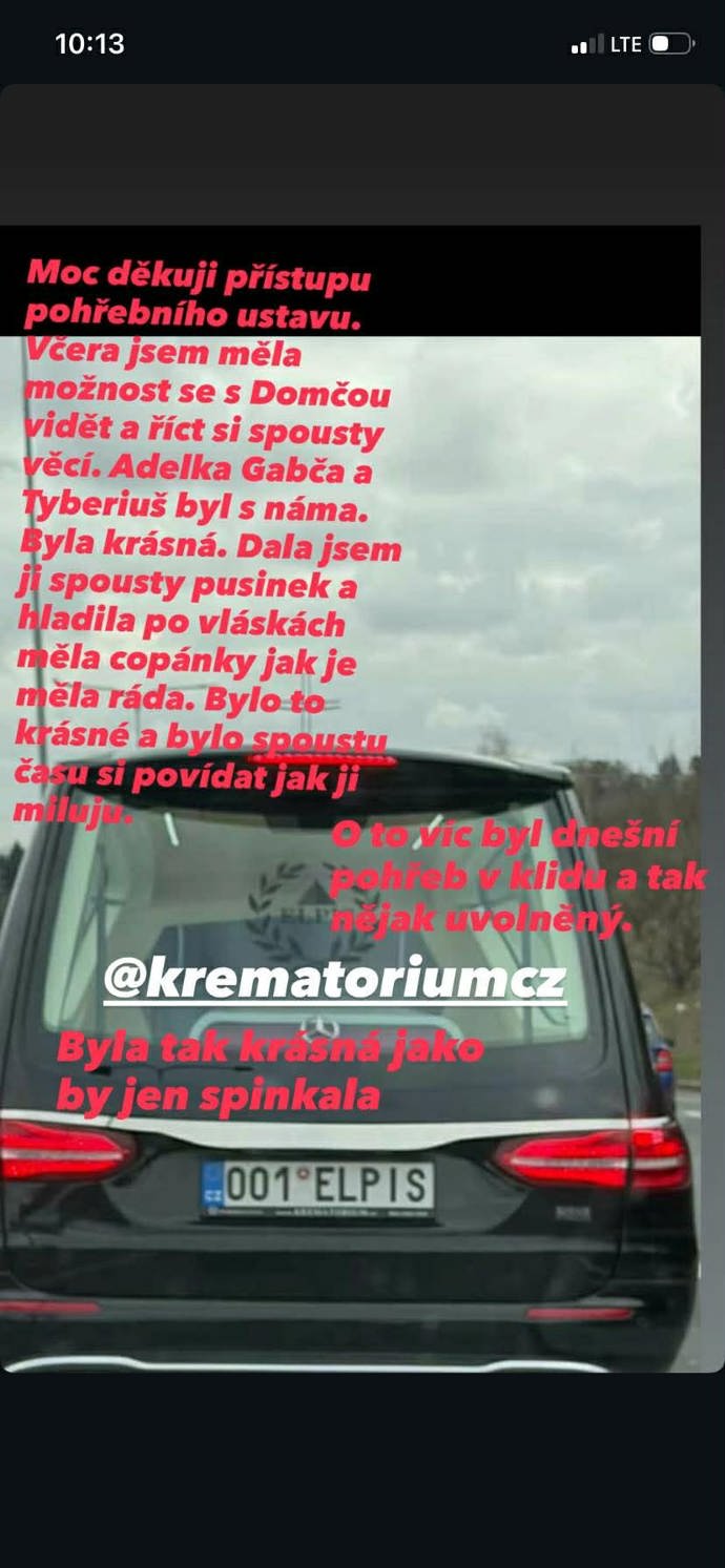 Maminka Míny se vyjádřila.