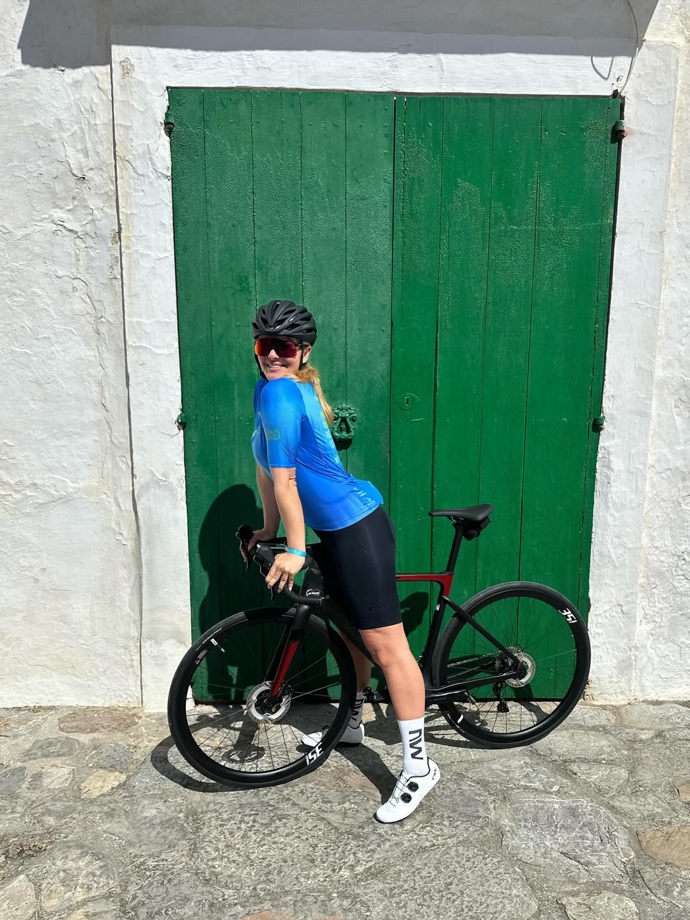 Taťáně Kuchařové to v cyklistickém sluší.