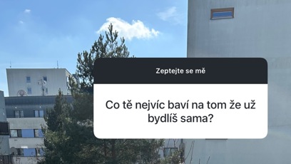 FOTO: Natálie si aktuálně užívá bydlení sama.