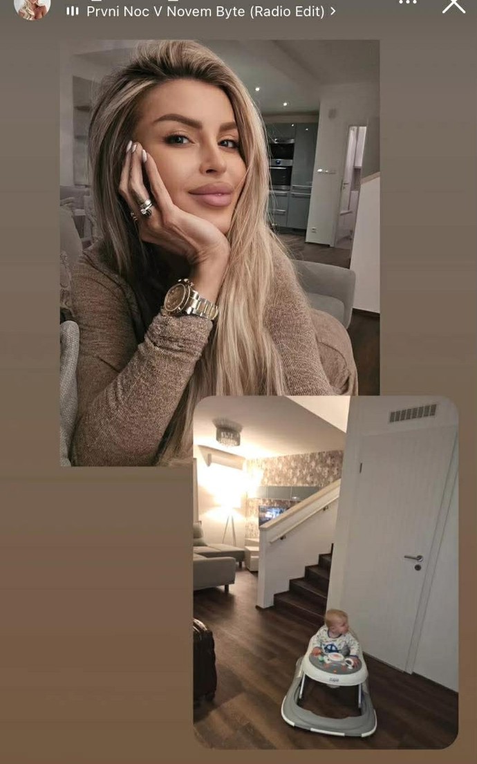 Lela Ceterová prožila první den v novém bytě.