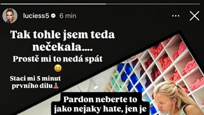 FOTO: Lucie Široká zkritizovala novou reality show.