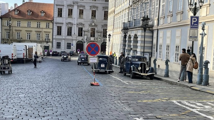 Natáčelo se v samém srdci Prahy.