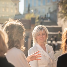 Elegantní první dáma Eva Pavlová.