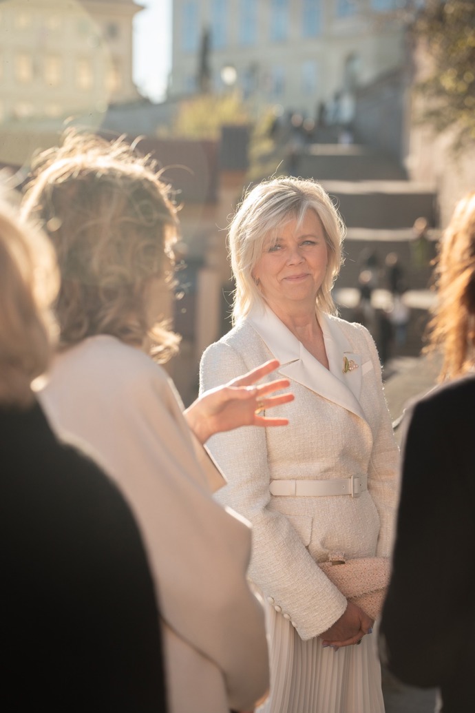 Elegantní první dáma Eva Pavlová.