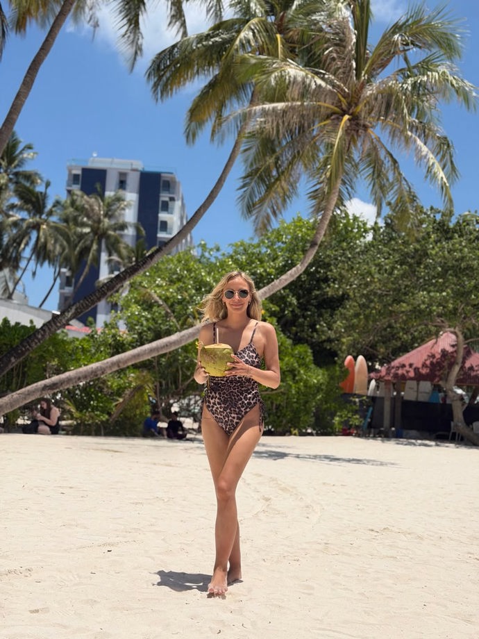 Markéta Konvičková si užívá na dovolené.