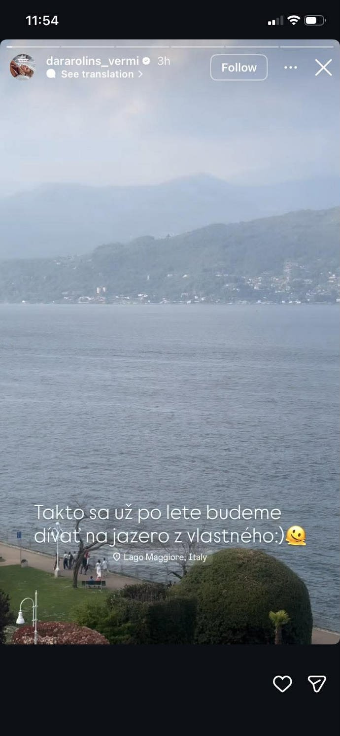 Dara Rolins zveřejnila záběry se stavení. 