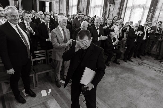 Ondřej Vetchý neskrýval dojetí.