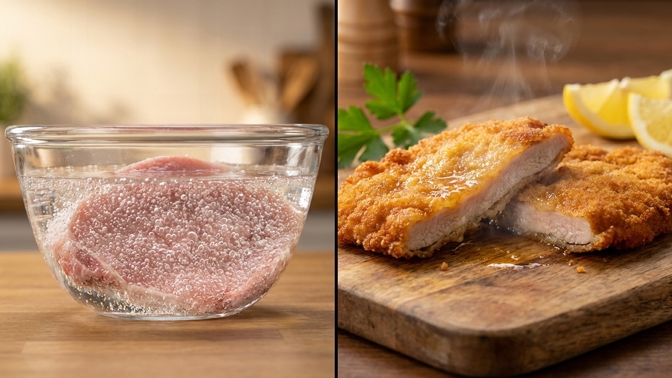 Jak na nejlepší řízky? Stačí je před obalováním namočit do sodovky