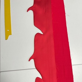 Pohled na detail rozparku