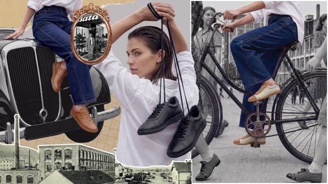 Revoluční model obuvi znovu na scéně: Tyhle tenisky jsou inspirované legendárními Baťovkami