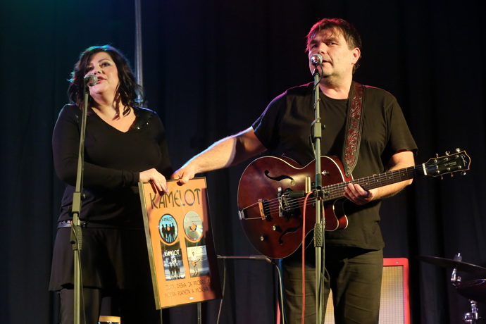 Roman Horký a kapela Kamelot.