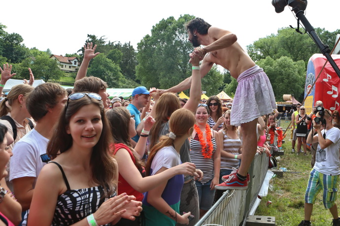 Tomáš Jugi Staněk miluje své fanoušky.