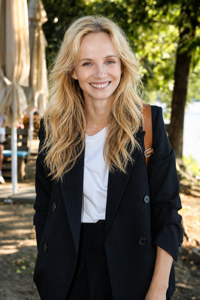 V dlouhých vlasech vypadá Jana parádně. 