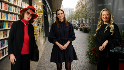 FOTO: Moderátorky Saskia Burešová, Daniela Brzobohatá a Lucie Borhyová.