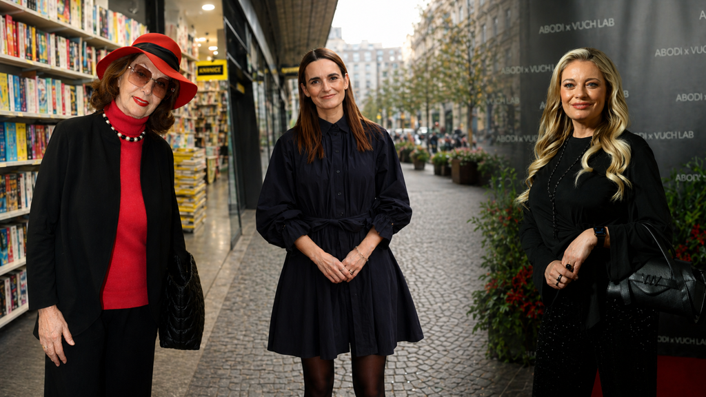 Moderátorky Saskia Burešová, Daniela Brzobohatá a Lucie Borhyová.