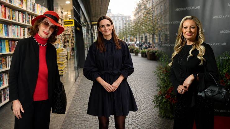 Moderátorky Saskia Burešová, Daniela Brzobohatá a Lucie Borhyová.