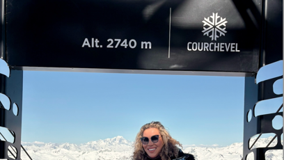 FOTO: Zuzana navštívila známé lyžařské letovisko Courchevel.