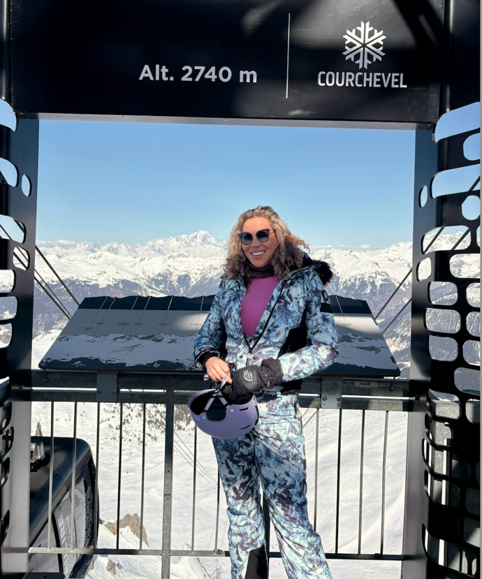 Zuzana navštívila známé lyžařské letovisko Courchevel.