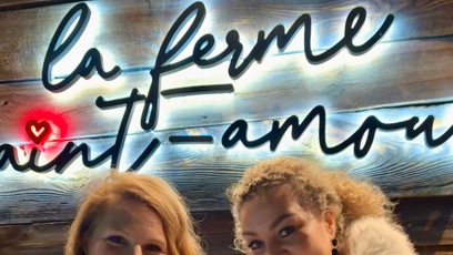 FOTO: Zuzana navštívila kamarádku,která je v Courchevelu pracovně již několik let.