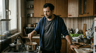 Kamil (40): Kvůli dětem jsem se chtěl naučit vařit. Zjistil jsem, že exmanželka je tajně krmí za mými zády