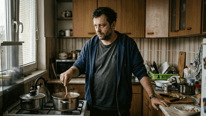Rodinné příběhy: Kvůli dětem jsem se chtěl naučit vařit. Zjistil jsem, že exmanželka je tajně krmí za mými zády