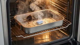 Vložte tabletu do myčky do pekáče a nechte ji v troubě přes noc: Tato noční parní lázeň rozpustí i ty nejčernější připáleniny dřív, než se ráno probudíte