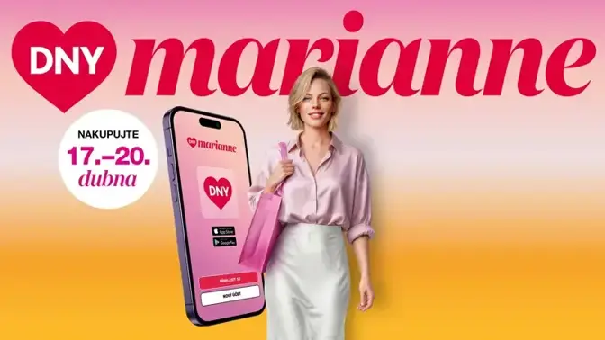 Dny Marianne přicházejí: Díky užitečné mobilní aplikaci vám neunikne ani jedna sleva