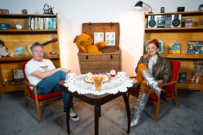 S Matějem Ruppertem předvedla Michaela své stříbrné hromnice. 