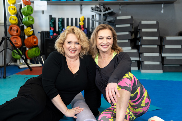 Hanka Kynychová tentokrát pozvala Milušku Bittnerovou s talkshow Na kafeečko do svého fitka. 