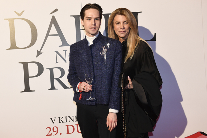 Návrhář Boris Kráľ na premiéře Ďábel nosí Pradu 2.