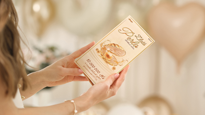 Stírací los Zlatá perla od Allwynu