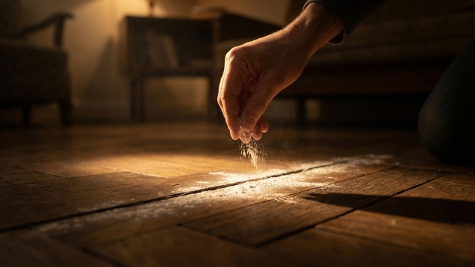 Jak opravit vrzající podlahu? Pomůže obyčejný dětský zásyp