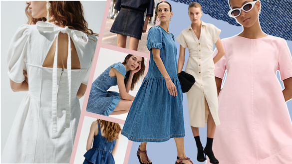 Nejkrásnější džínové šaty do teplého počasí: Zvýrazněte si siluetu a sáhněte i po barevných variantách